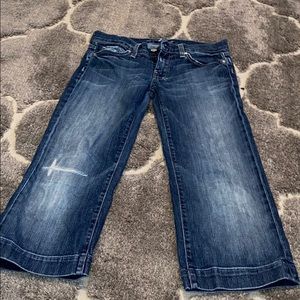 7 For All Man Kind capris- vintage